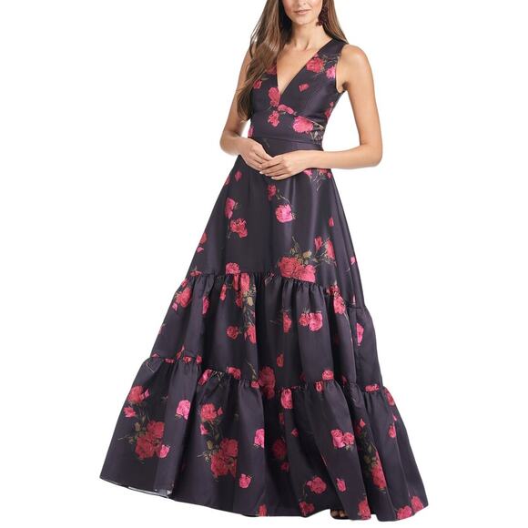 NEW NWT Sachin + Babi Rori Tiered Sleeveless Floral Print Dress Size 8 - Picture 1 of 8